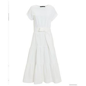 Veronica Beard Trail Belted Midi Dress